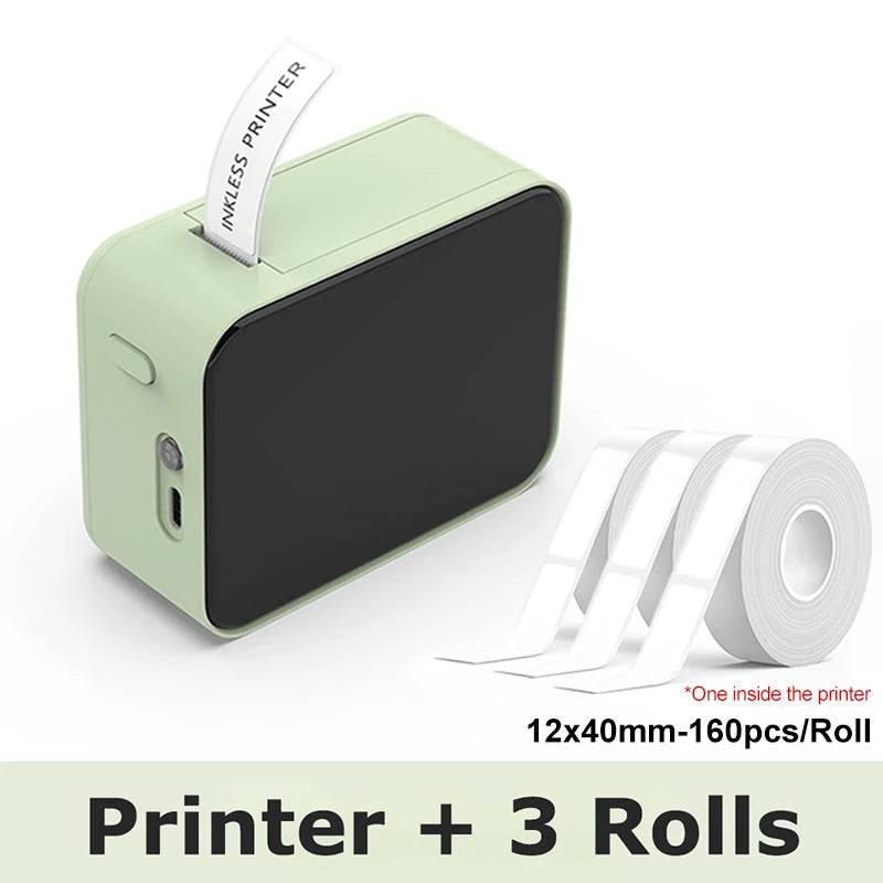 Inkless Pocket Thermal Sticker Printer