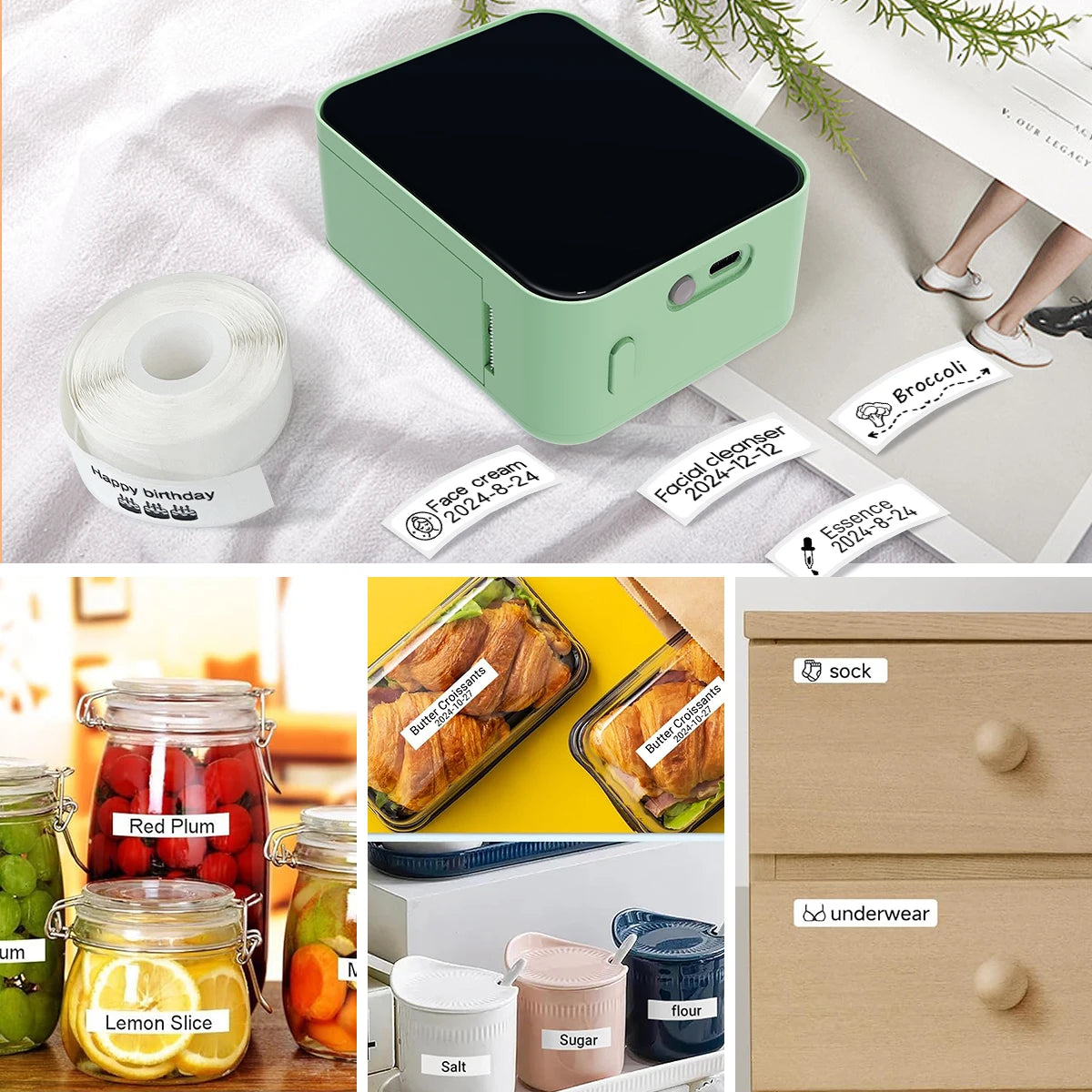 Inkless Pocket Thermal Sticker Printer