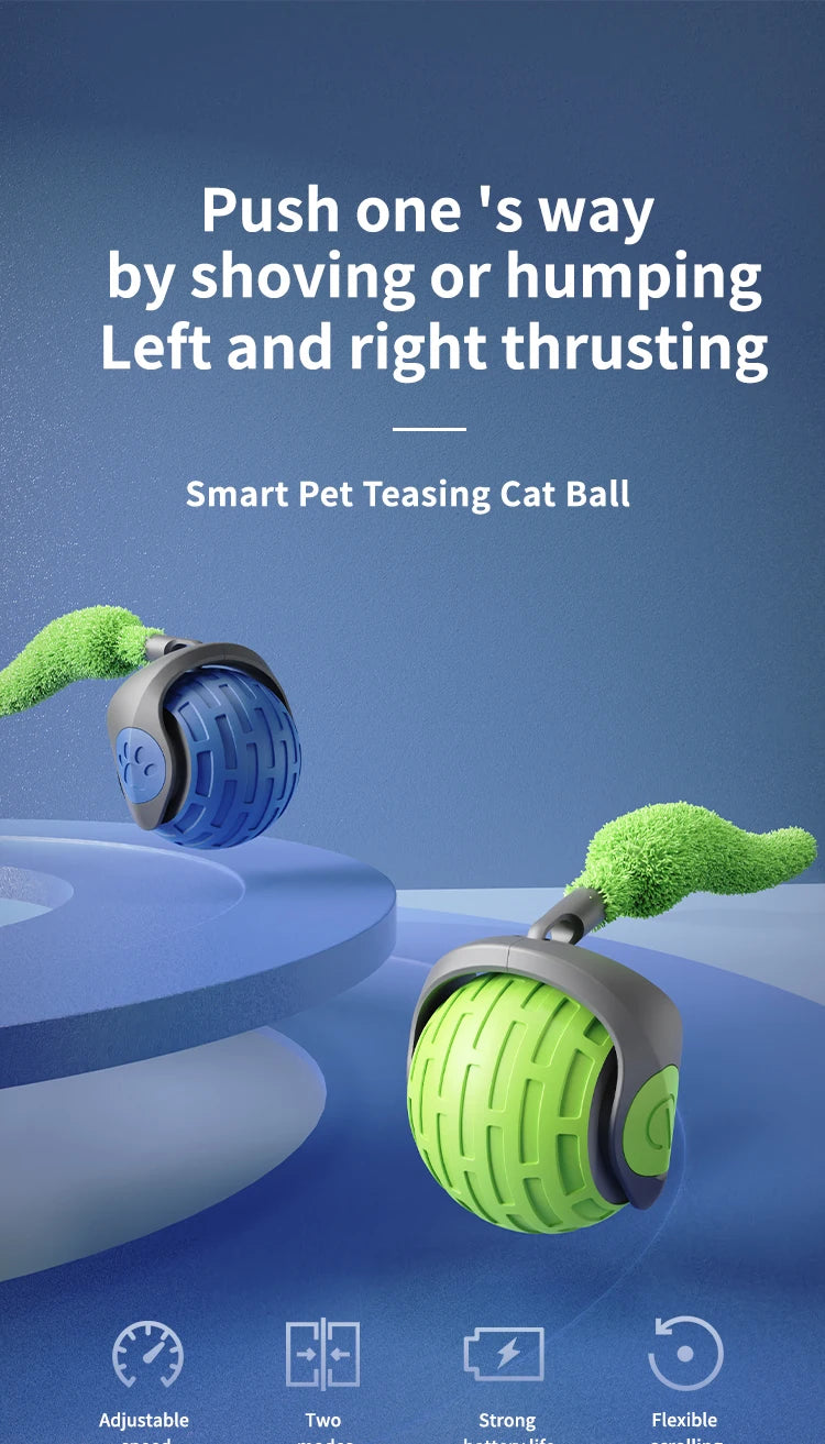 Interactive Smart Rolling Cat Toy Ball