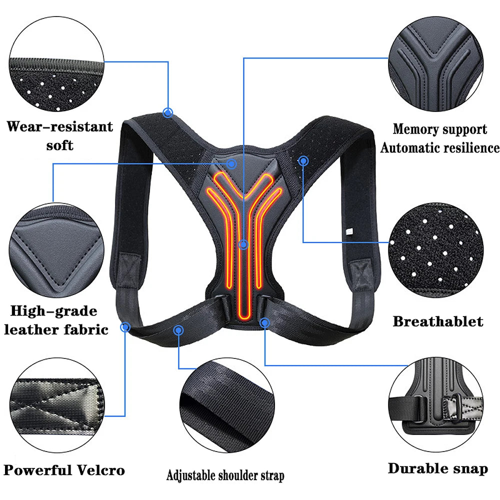 Adjustable Posture Corrector Back Brace