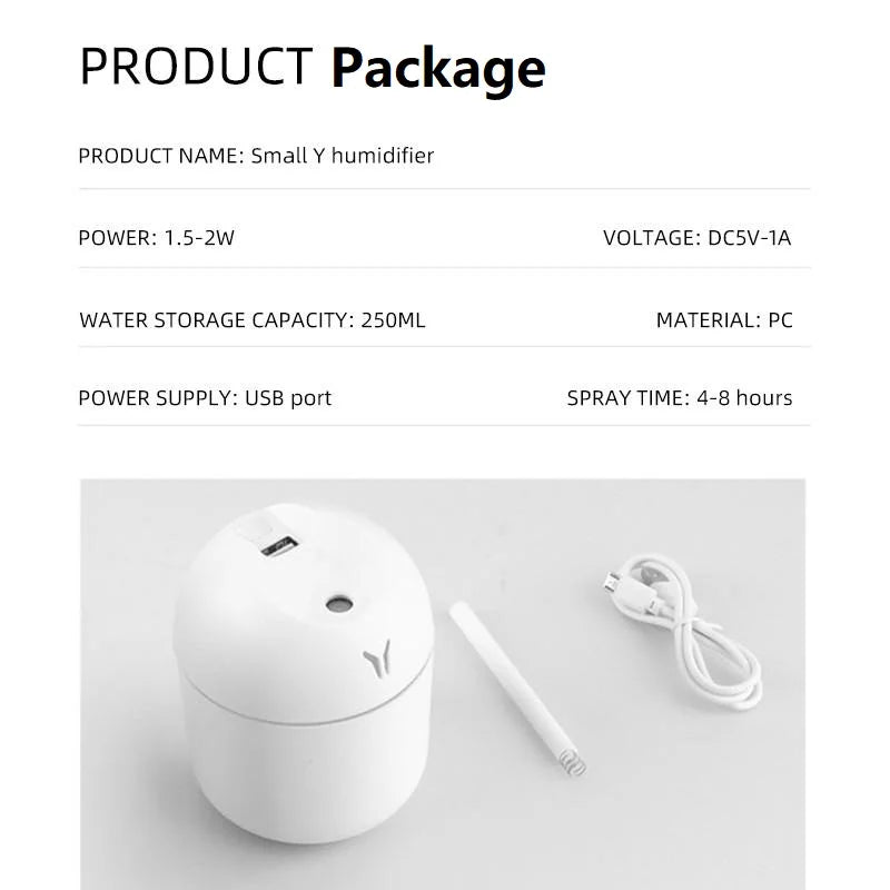 Mini USB Cool Mist Humidifier