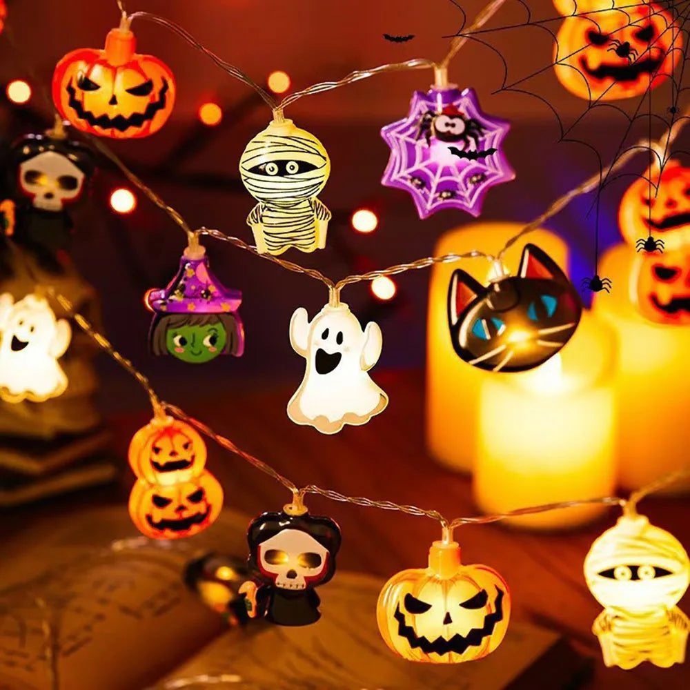 Halloween Pumpkin String Lights