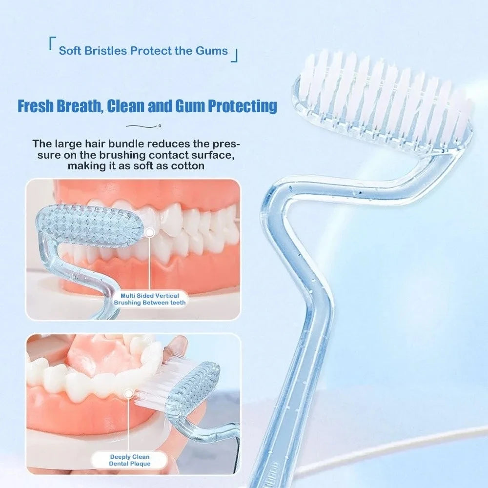 S-Shaped Manual Toothbrush