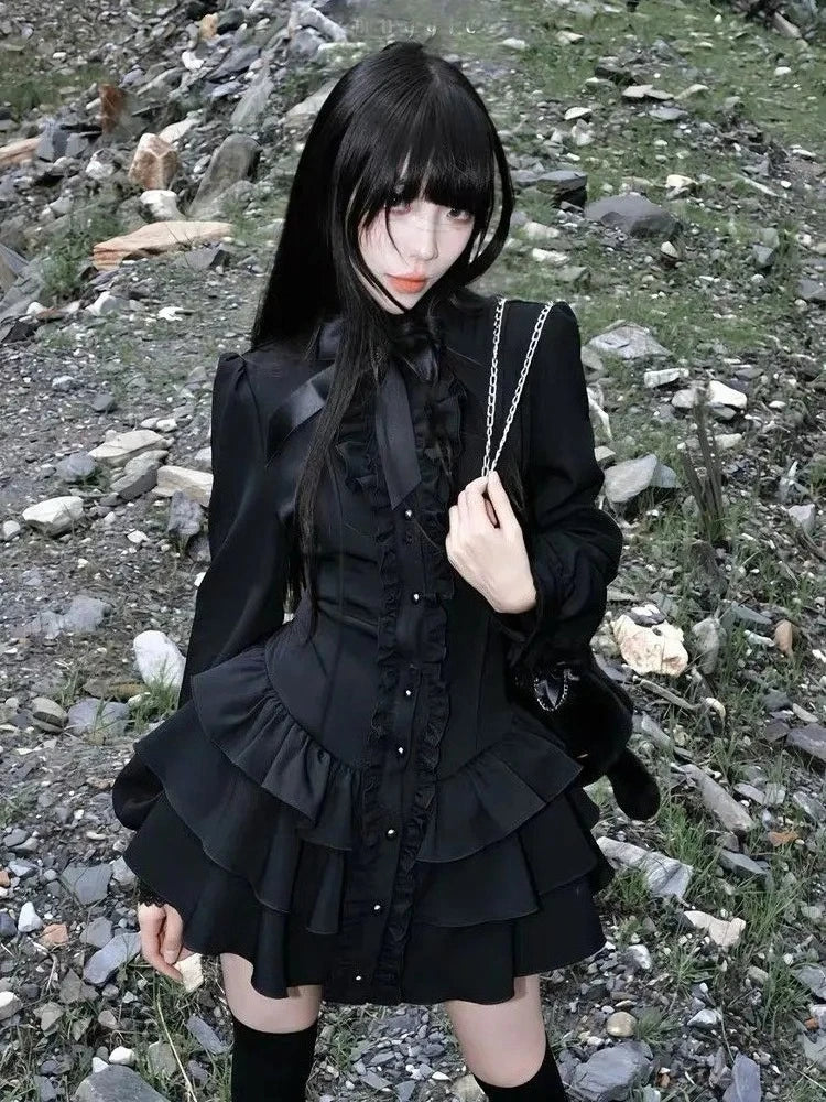 Gothic Black Dress Costume