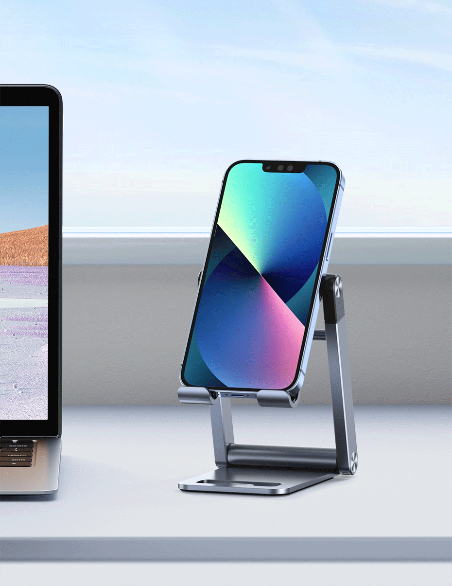Adjustable Aluminum Phone & Tablet Stand