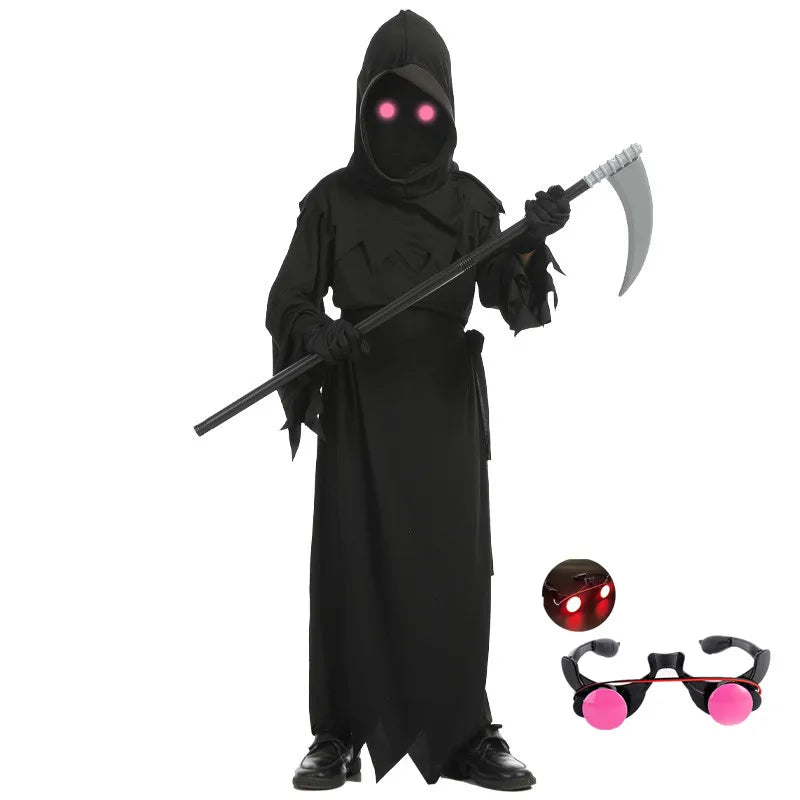 Kids Grim Reaper Costume with Scythe