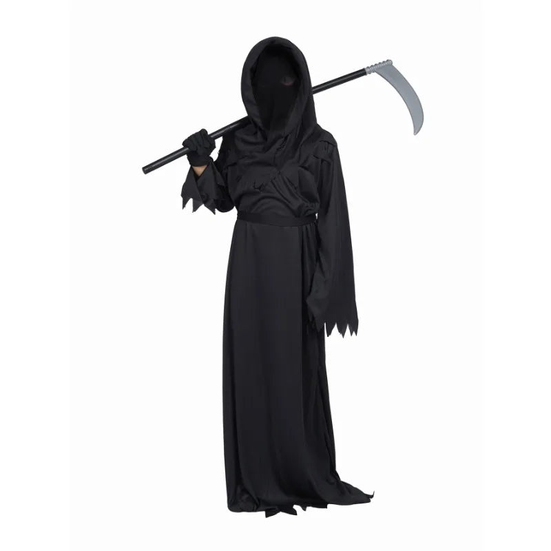 Grim Reaper Hooded Robe Costume