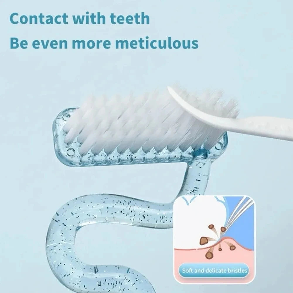 S-Shaped Manual Toothbrush