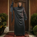 Screaming Horror Mask and Black Robe Costume