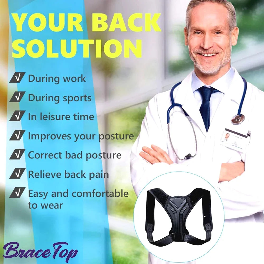 Adjustable Posture Corrector Back Brace