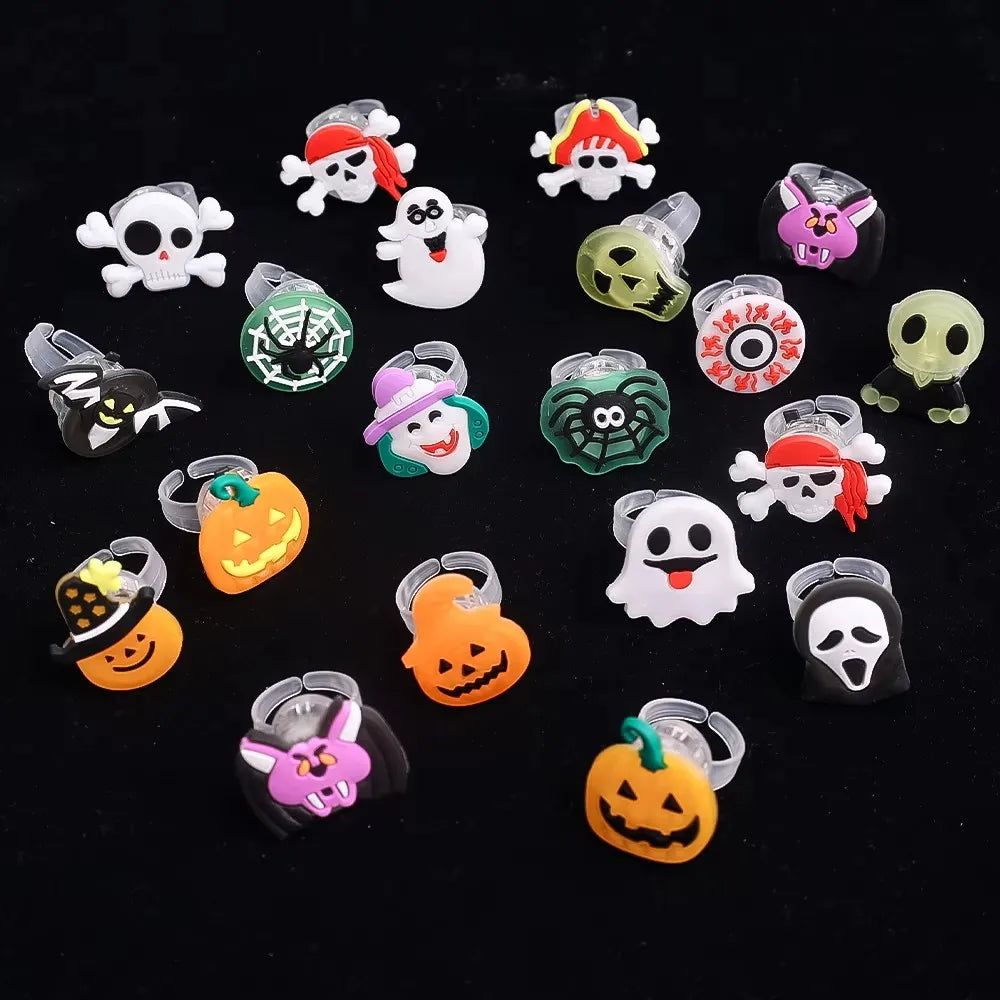 Halloween LED Light-Up Rings
