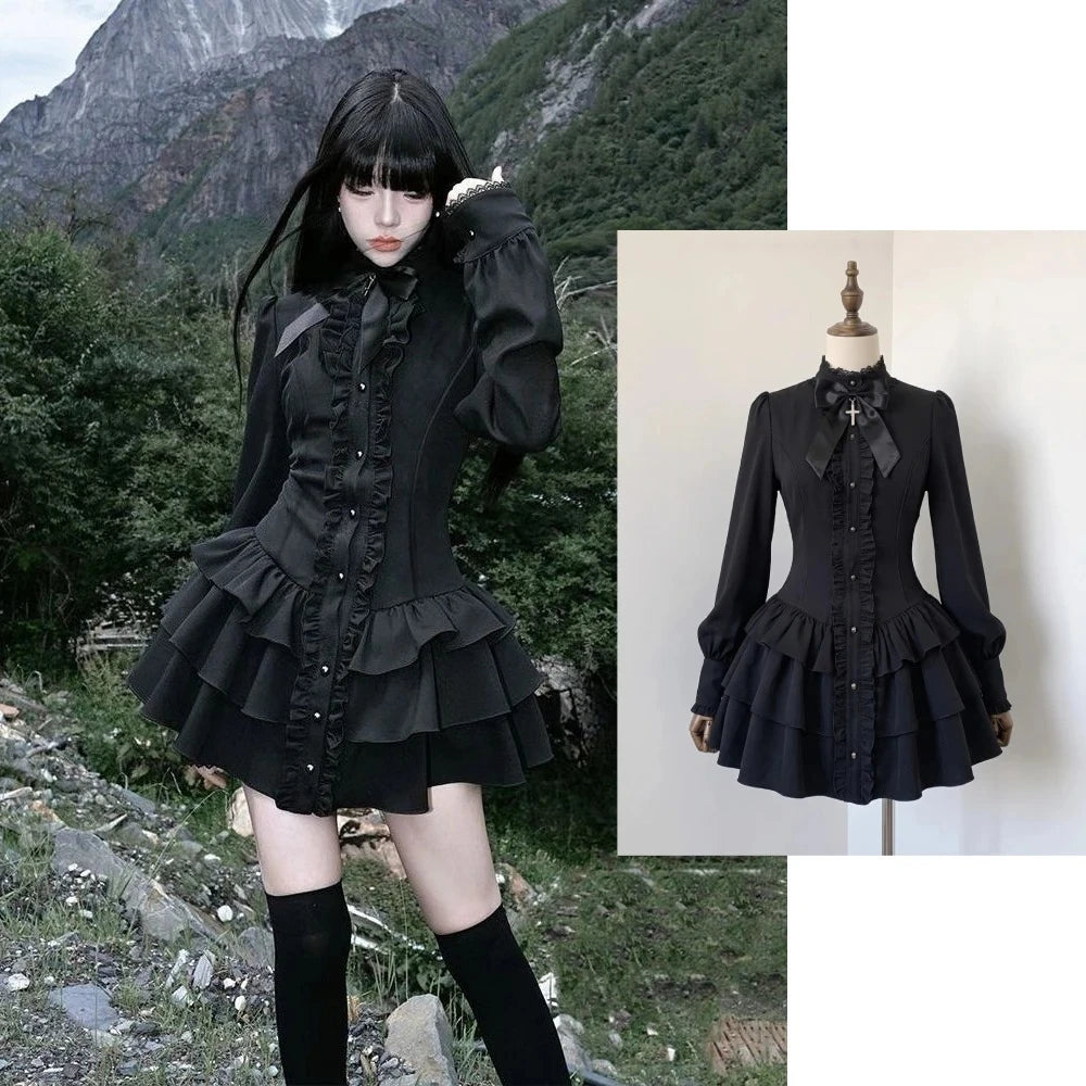Gothic Black Dress Costume