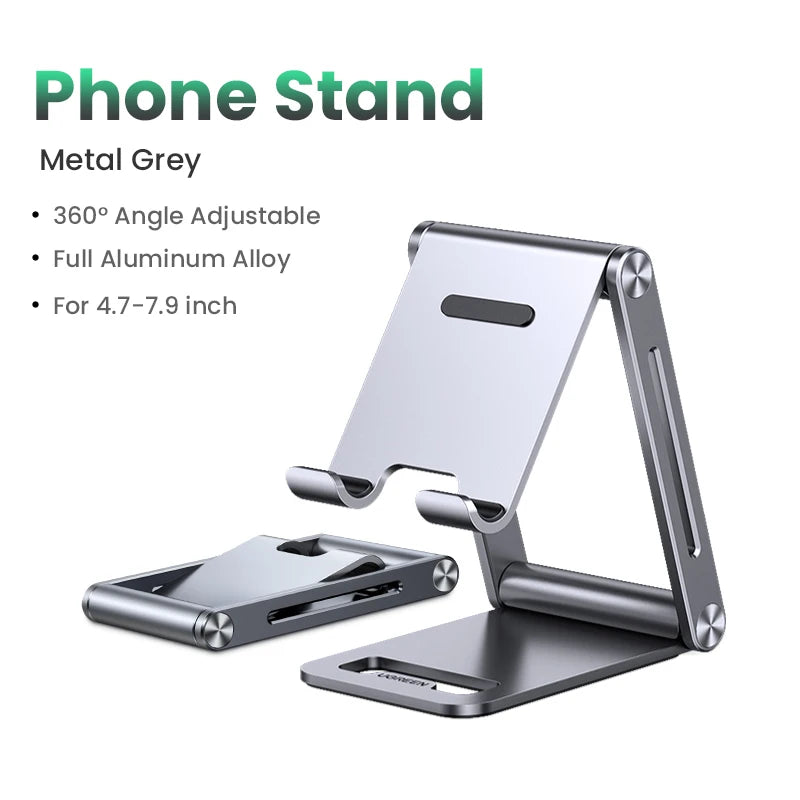 Adjustable Aluminum Phone & Tablet Stand