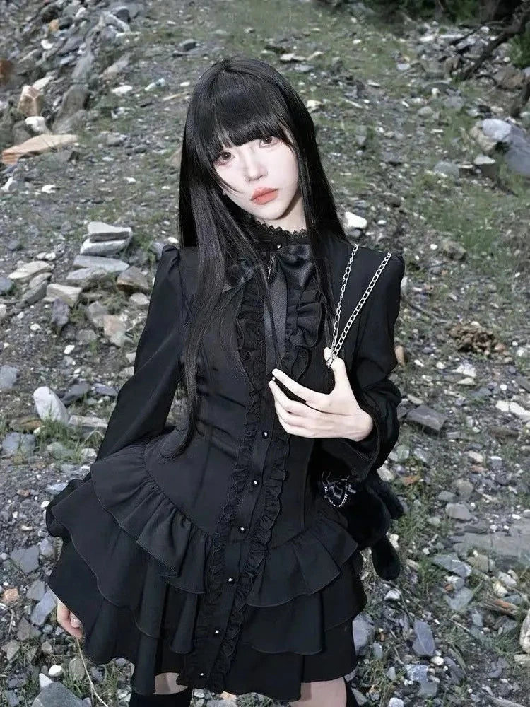 Gothic Black Dress Costume