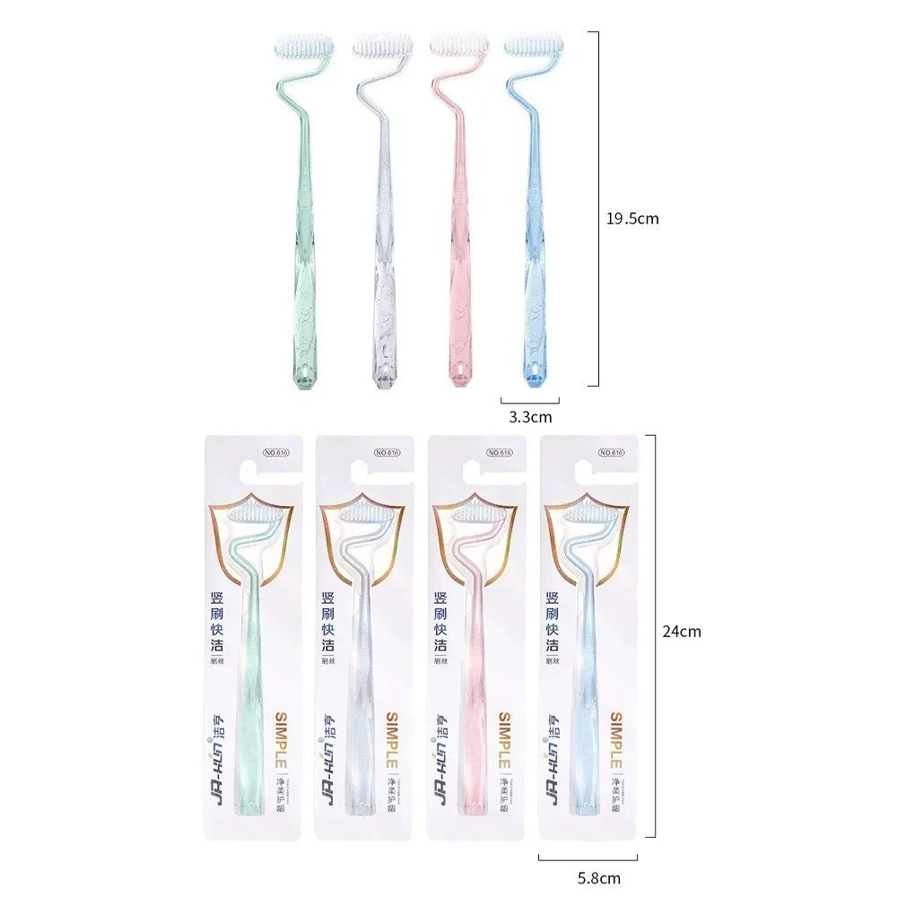 S-Shaped Manual Toothbrush