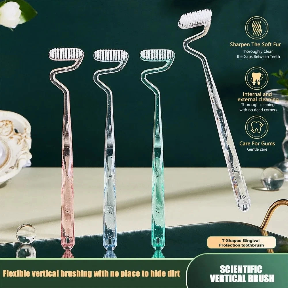 S-Shaped Manual Toothbrush