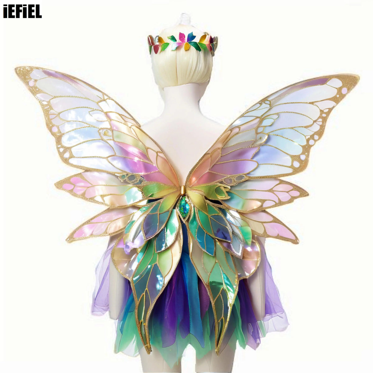 Enchanted Fairy Costume Set with Wings