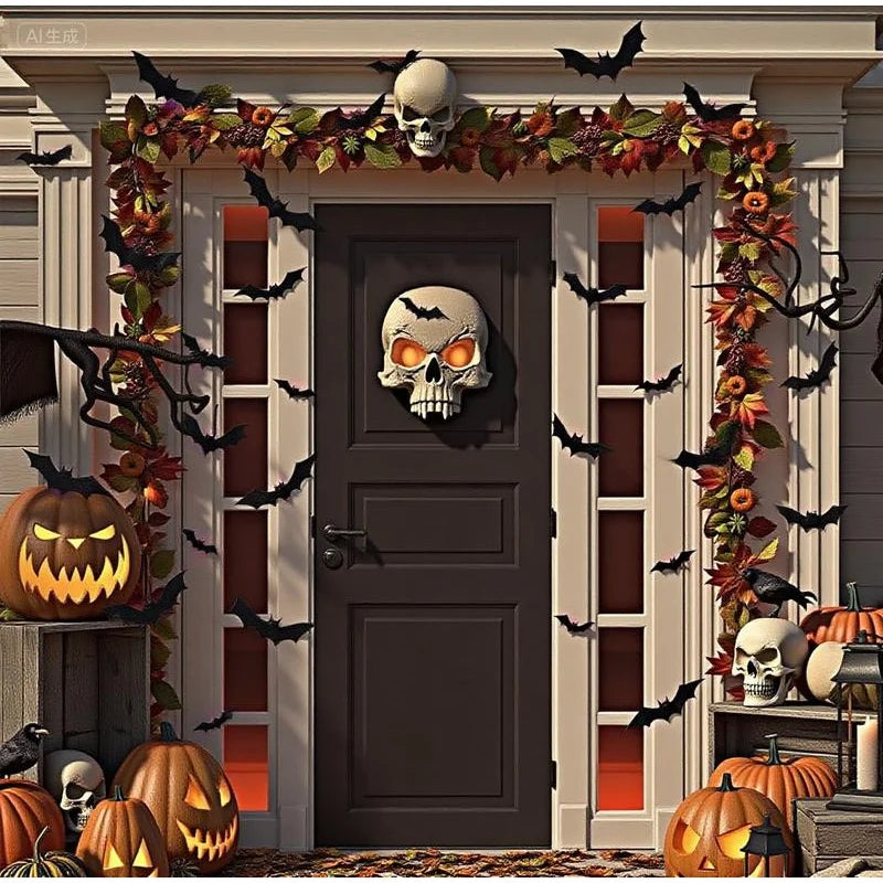 Light-Up 3D Halloween Bat Wall Decals