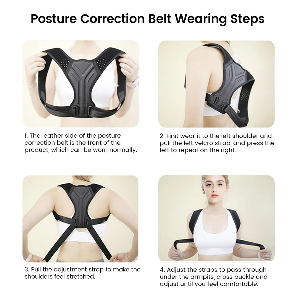 Adjustable Posture Corrector Back Brace
